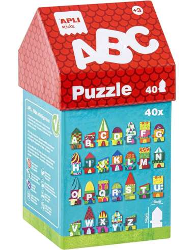 PUZZLE CASITA ABC 40U APLI