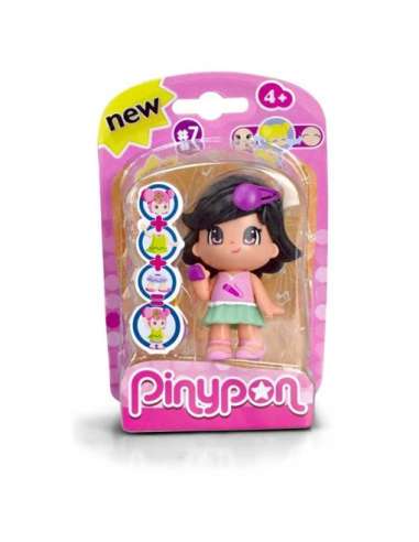 PINYPON SERIE 7 NIÑA PELO NEGRO