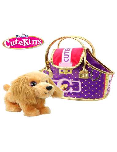 CUTEKINS-PELUCHE PERRITO C/BOLSO DISEÑO 