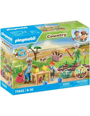 HUERTO CON ABUELOS PLAYMOBIL