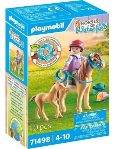 NIÑA CON PONIS PLAYMOBIL