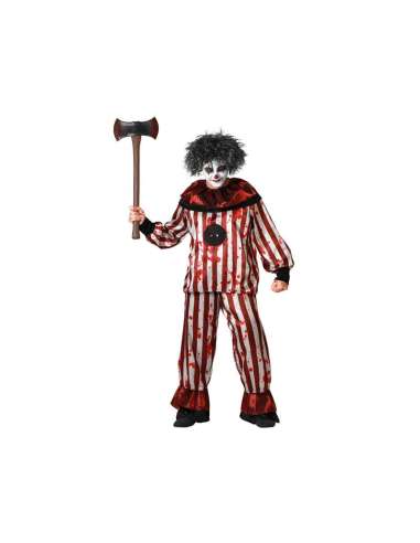 DISFRAZ PAYASO RAYAS HALLOWEEN XS-S ATOSA