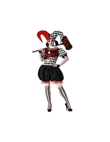 DISFRAZ MUJER ARLEQUIN HALLOWEEN M-L