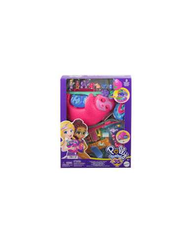 Polly Pocket - Cofre Familia Perezosos 2 en 1