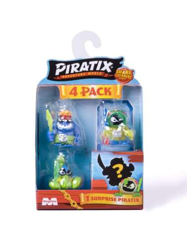 PIRATIX - PACK DE 4 FIGURAS