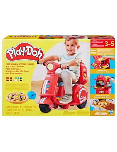 MOTO REPARTIDORA DE PIZZAS PLAYDOH