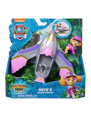 Paw Patrol Jungle Pups Vehículo Falcon de Skye