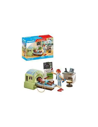 RESONANCIA C/PACIENTE PLAYMOBIL