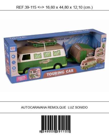 AUTOCARAVANA REMOLQUE LUZ SONIDO TOINSA