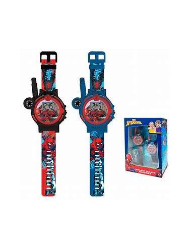 RELOJ WALKIE TALKIE 2 EN 1 SPIDERMAN