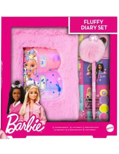 DIARIO DE PELUCHE BARBIE CORE FLUFFY