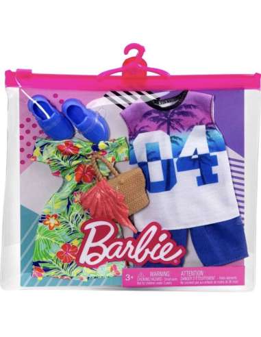 SET DE PLAYA PARA MUÑECA BARBIE Y KEN