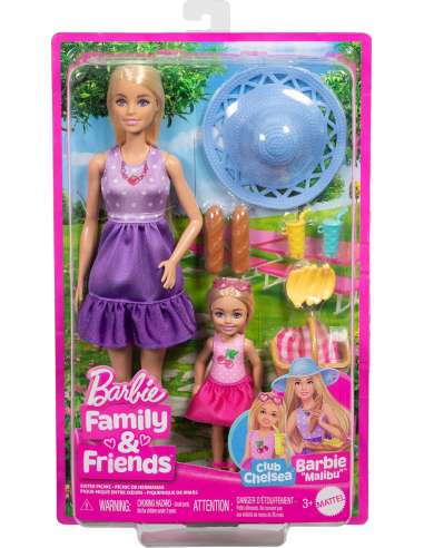 BARBIE MALIBU Y CHELSEA DE PICNIC