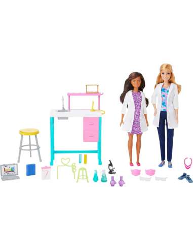 BARBIE LABORATORIO CIENTIFICO 2 MUÑECAS
