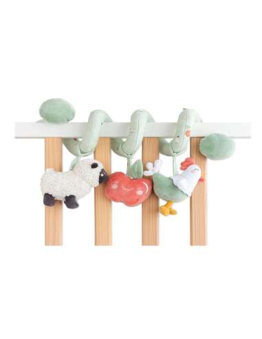 Espiral Sonajeros Funny Farm Gris Saro