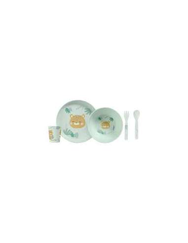 Vajilla Microondas Jungle 5 Pzs Menta Saro