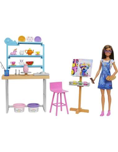 Muñeca Barbie Estudio de Arte