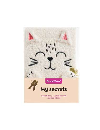 Diario Secreto Peluche Gato B2F Apli