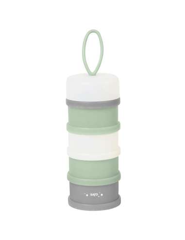 CONTENEDOR DE LECHE EN POLVO VERDE SARO