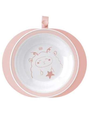 Plato Termo Melamina Salmon Saro