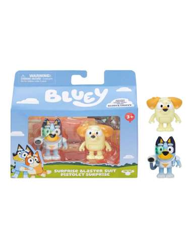 Bluey - Pack 2 Figuras surprise blaster suite