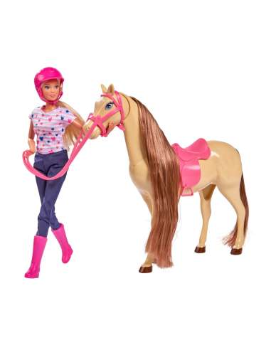 Muñeca steffi love con caballo